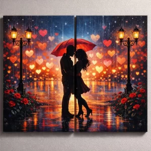 Romantic Couple Acrylic Painting – Create Your Own Masterpiece